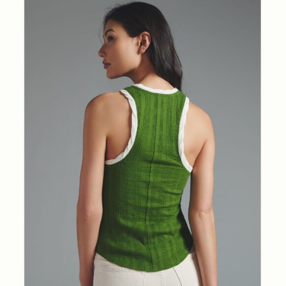 Brand New Pilcro Ribbed Racerback Tank - Picture 2 of 9